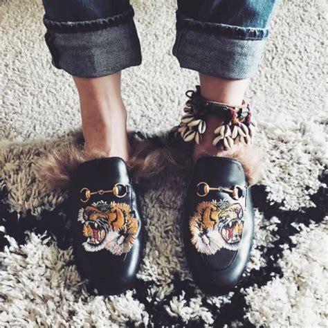 gucci lion loafers